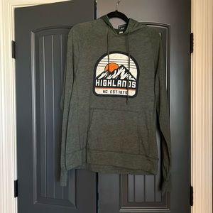 Green T shirt hoodie